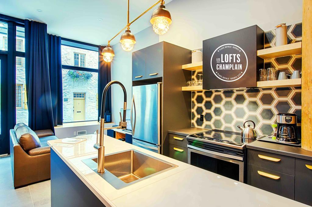 Les Lofts Champlain - Par Les Lofts Vieux-Quebec Apartment Ngoại thất bức ảnh